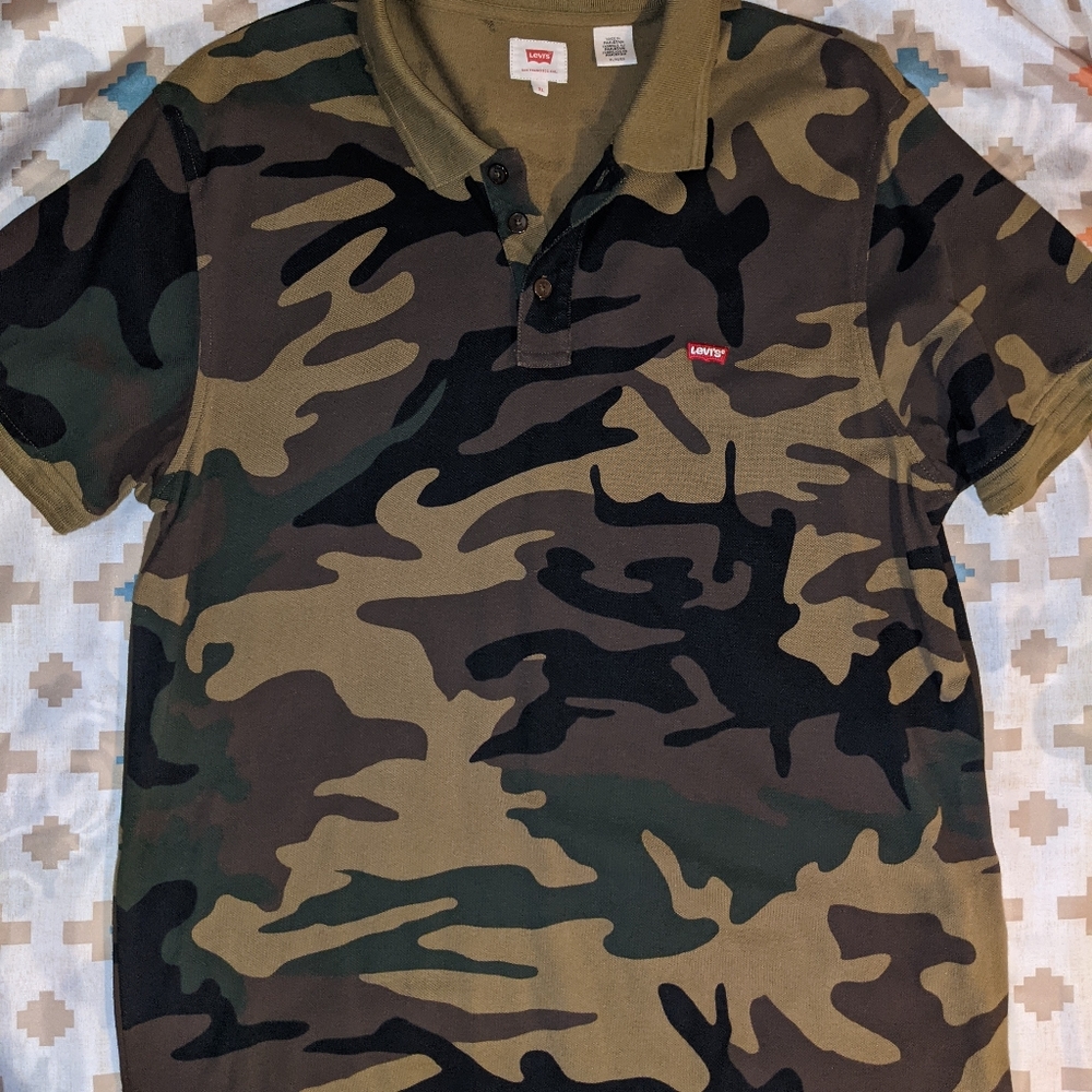 Camoflauge Levi's polo